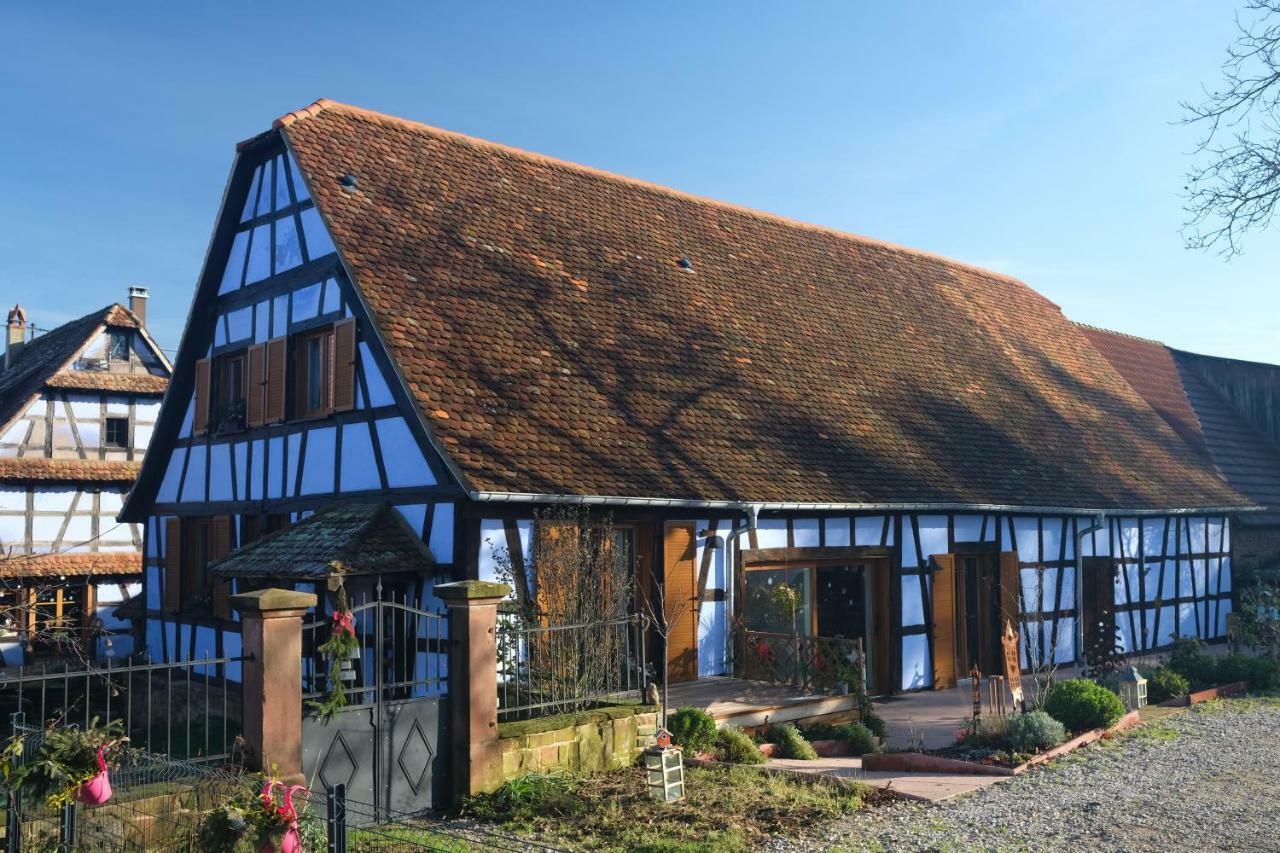Le Clos Bleu - Gite Rural Schillersdorf Exterior foto